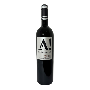 Botella de vino tinto Admiración Selección Especial